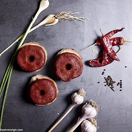 KASHMIR ORIGIN KASHMIR ORIGIN Traditional Kashmiri Masala Tikki | Waer Masala Ready to Use Tadka Masala| Mixed with Kashmiri Shallots & Kashmiri garlic (350 Gram)