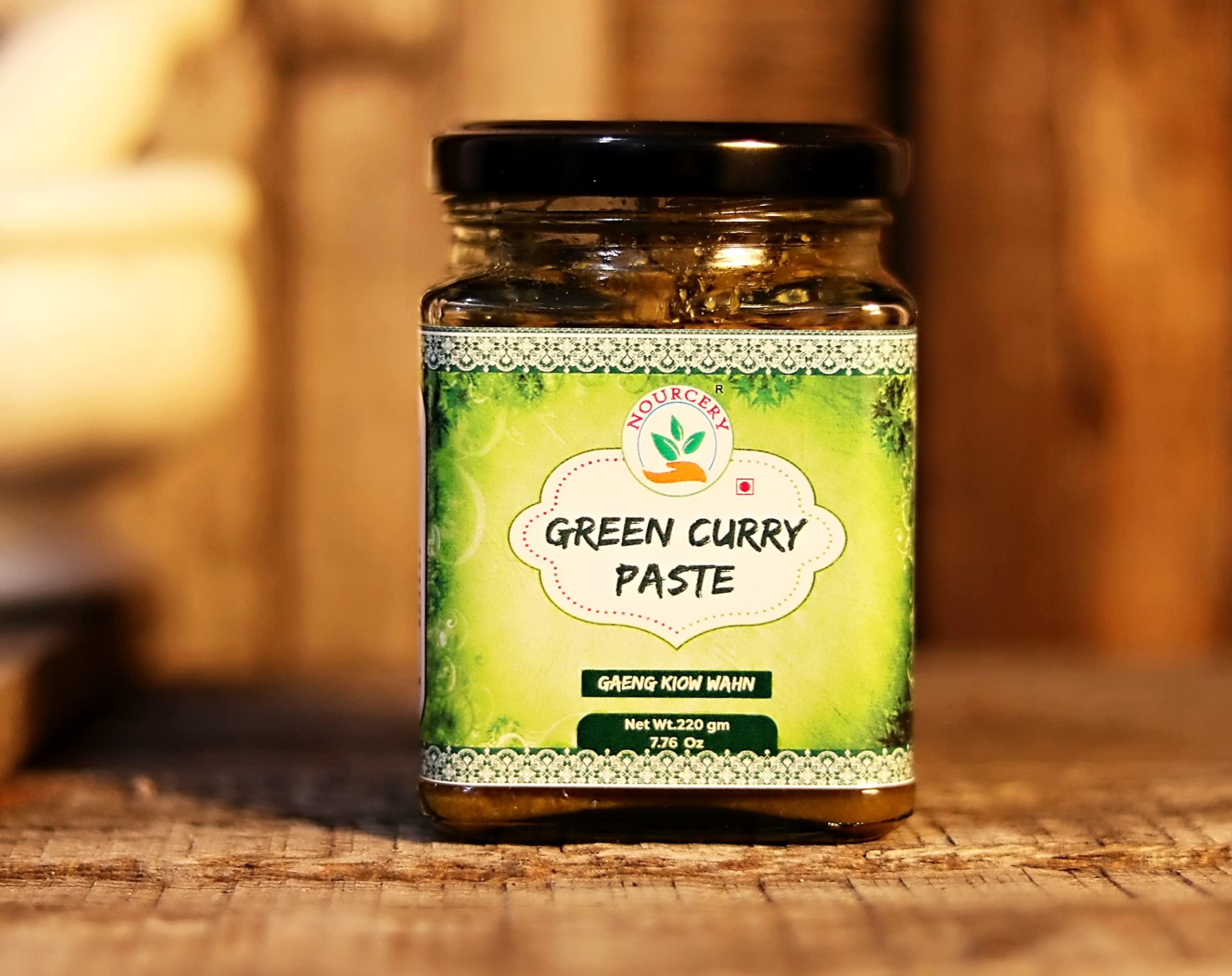 NOURCERY Nourcery Thai Green Curry Paste, 220g Jar [GAENG KIOW WAHN]