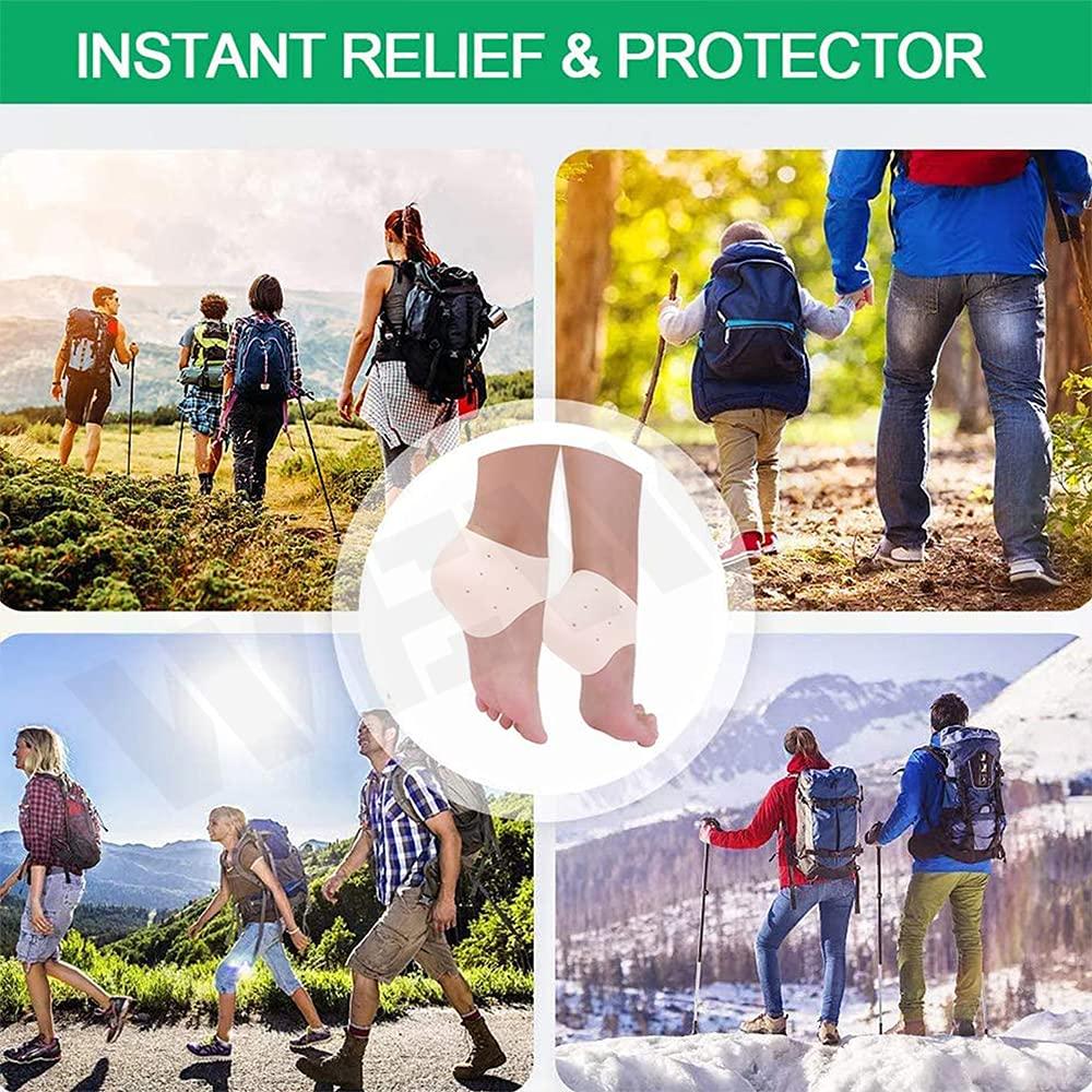 UBERSWEET Ubersweet Invisible Height Increase, Concealed Footbed Enhancer, Insoles Pad Breathable Odour-Free Wearable Silicone Height Increase Socks Heel Lift Gel, Unisex (3CM_Beige Color)\'||