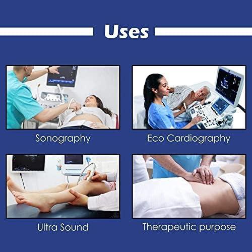 Dr Cardio Dr Cardio ECG Ultrasound GEL CE & ISO Certified Microbiologically Tested With Aloevera for Ultrasonic transmission | USG | Doppler | Sonography | Physiotheraphy bottle and refill pack