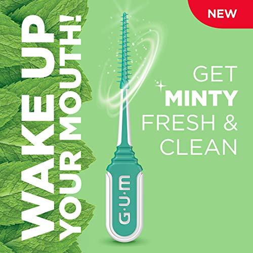Gum GUM Soft-Picks Comfort Flex Mint Dental Picks, New Invigorating Mint Flavor, 80 Count