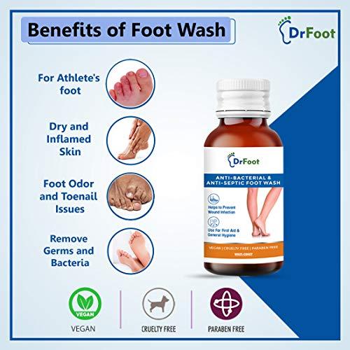 Dr Foot Dr Foot Antiseptic Antibacterial Foot Wash - 100ml