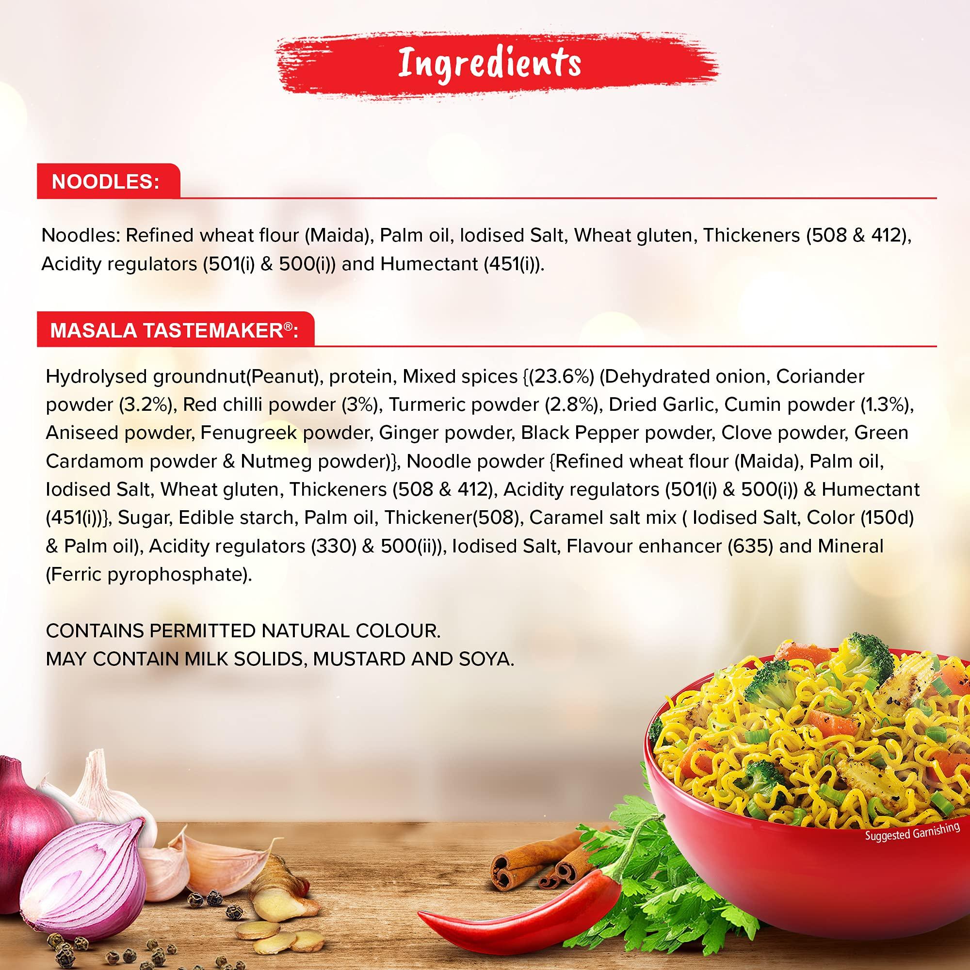 MAGGI Maggi 2 Minute Masala Noodles, 32g [Pack of 18]