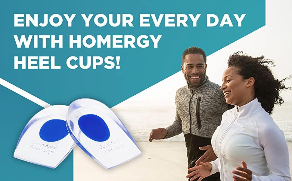 FEXMY FEXMY Silicone Shoe Bite Protector Heel Protector Socks Moisturizing Socks for Foot-Care | Heel Cushion Inserts Liners Shoe Tape (1xPair_Heel Pad)