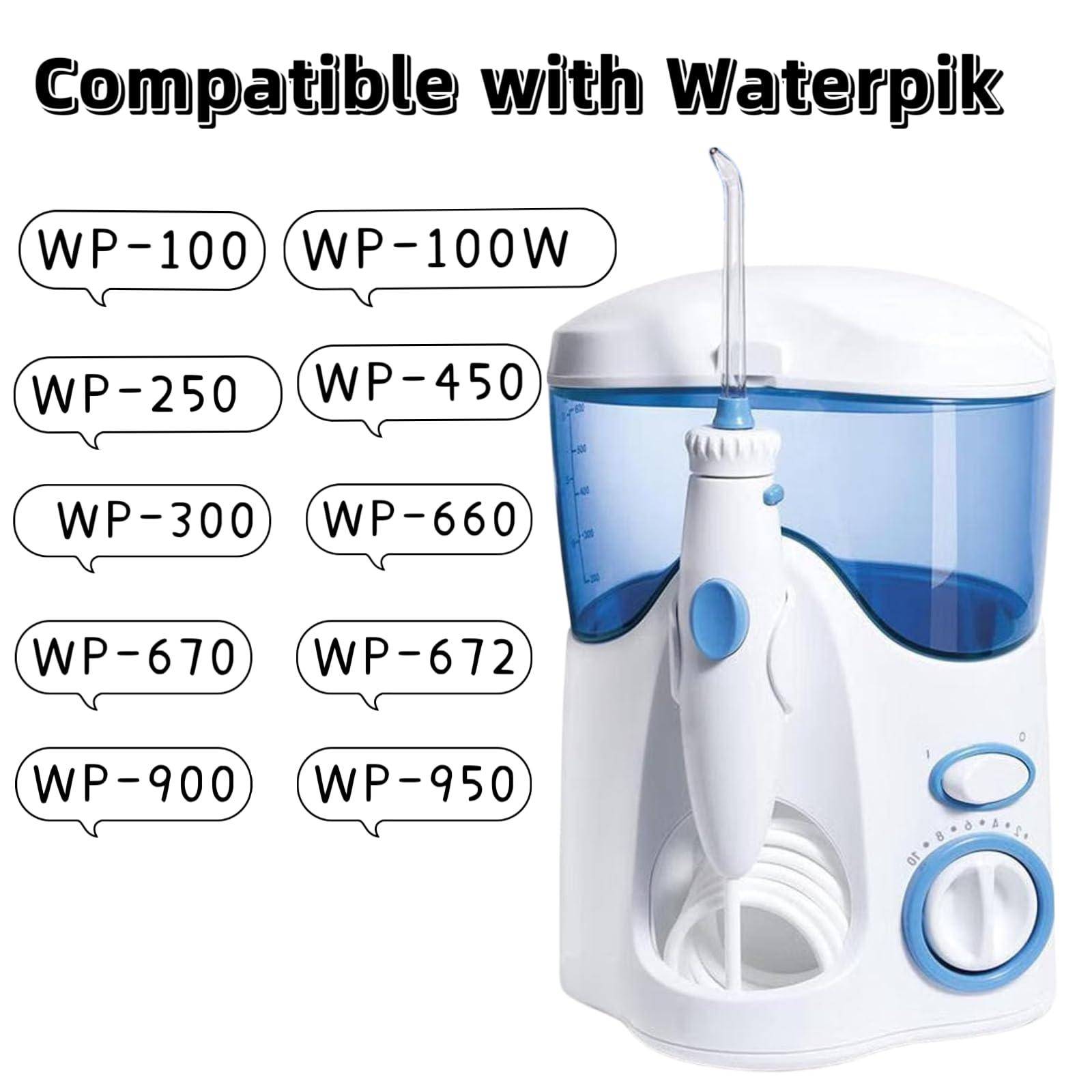 Silater Oral Hygiene Accessories Compatible with Waterpik WP-100, WP-900 Replacement Kit for Ultra Water Flosser, Pack of 1 Handle/Hose