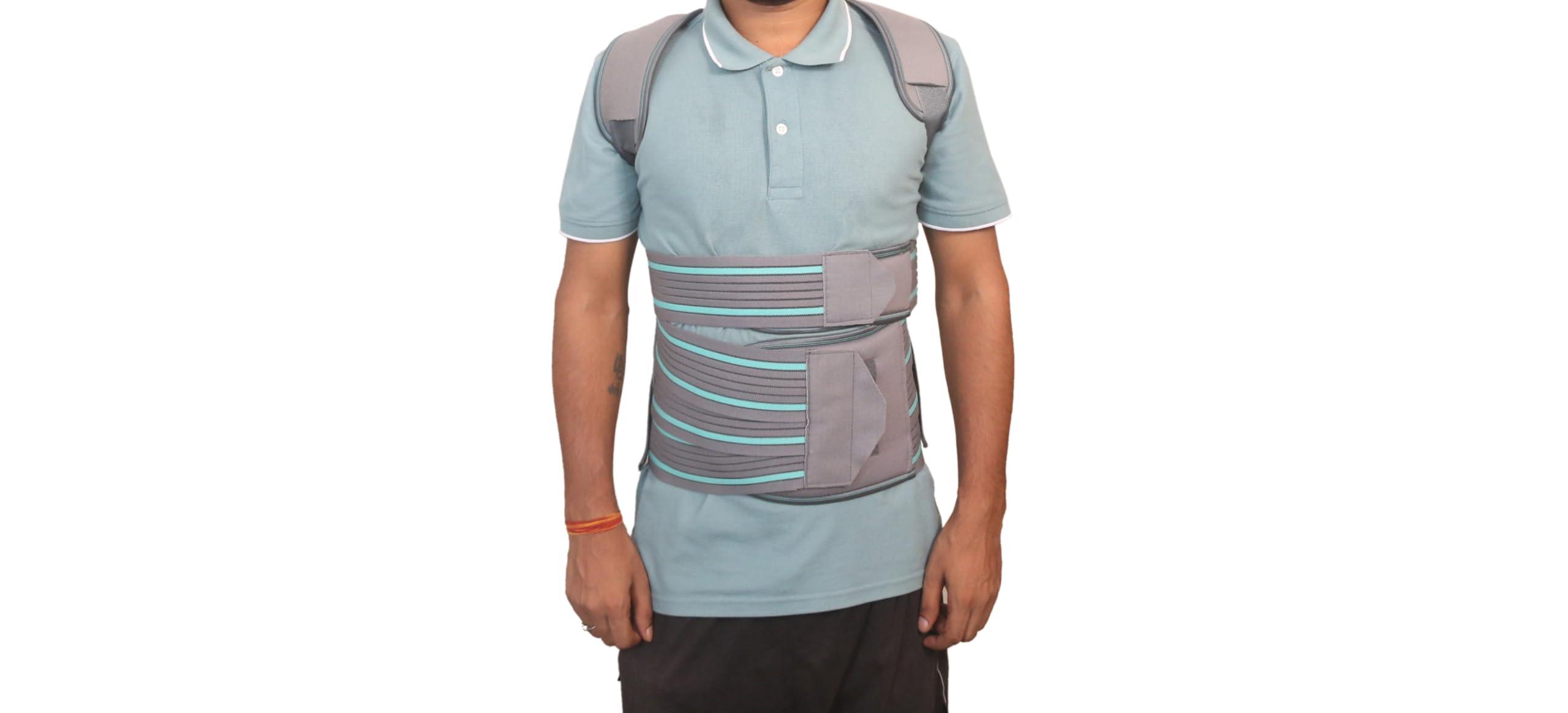 AP ORTHOPAEDIC AP ORTHOPAEDIC Taylor Brace Premium Lumbar Spinal Brace Support Belt For Back & Shoulder For Stability Immobilisation |Straightener For Spine Body Posture Corrector For Men Women (XL)