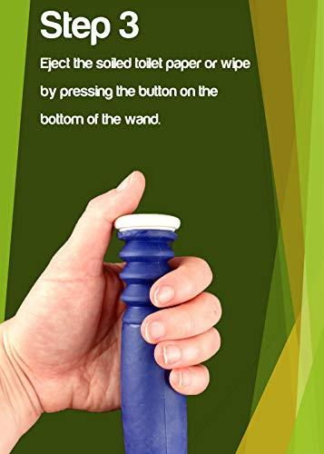 BodyHealt BodyHealt Toilet Aid & Wipe Aid - Toilet Aids Tools, Long Reach Comfort Wipe. Bottom Buddy Toilet Wiping Aid - Ideal Daily Living Self Assist Toileting Aid for Disabled - Wipe Extender(Color May Vary)