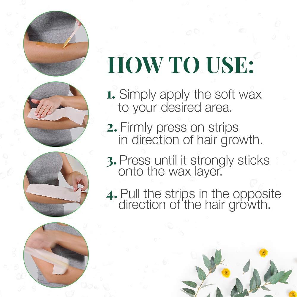 Clean + Easy C+E Muslin Waxing Strips, Large (leg) Muslin Strips