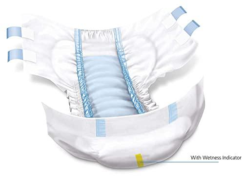 SURGICOMFORT SURGICOMFORT Adult Diaper Tape Style, Medium (60-110 cms), Waist Size (24"- 43") - Pack of 30 pcs For Unisex (30)