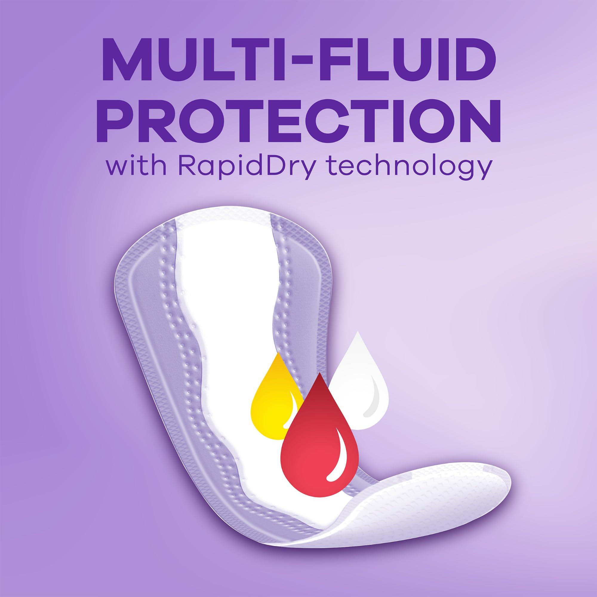 Always Always Xtra Protection 3-in-1 Daily Liners for Women, Extra Long, 60 CT