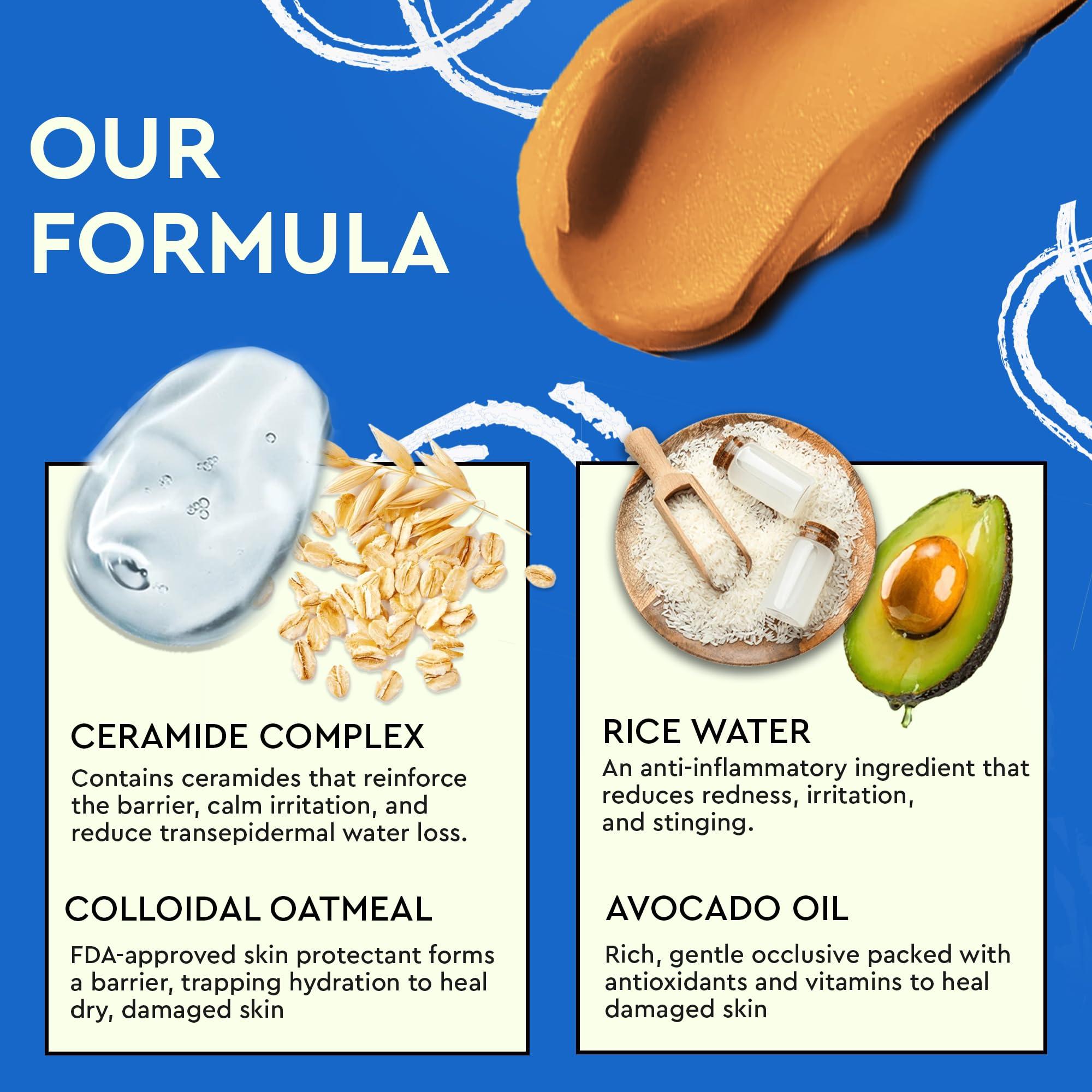 YplayZ Y Play Z Soothe Operator Soothing Balm for Kids - Instant Itch Relief, Non-Sticky Moisturizer for Dry Skin with Avocado Oil, Rice Water & Colloidal Oatmeal, Safe for Face & Body, Ages 4-18, 20g