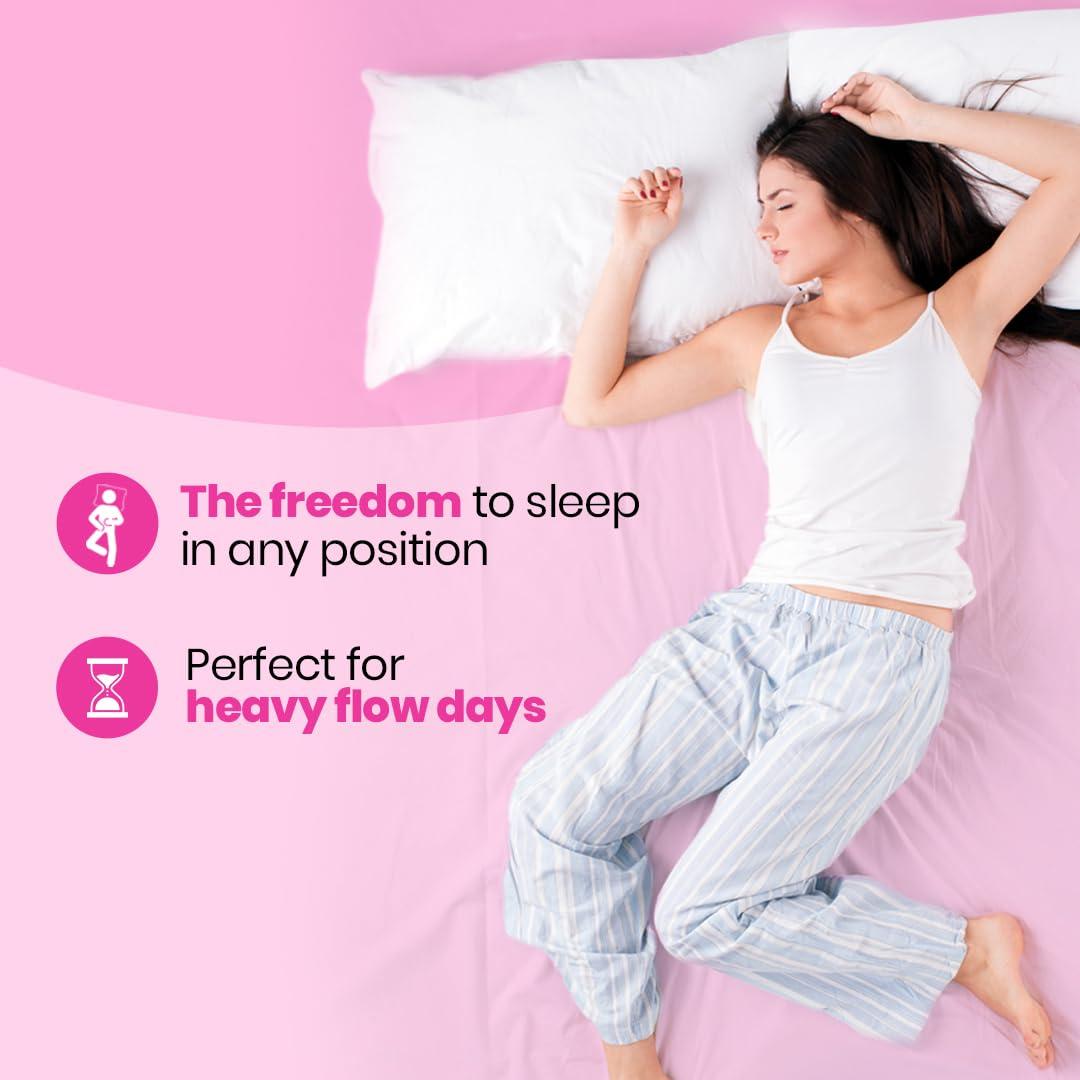 i-activ i activ Period Panty for Girls & Women | M-L | 5\'s Pack | Disposable Period Panties for Women | Maternity Pads after Delivery for Heavy Flow Periods | 360 Degree Protection | Waist Size - 24\" to 39\"