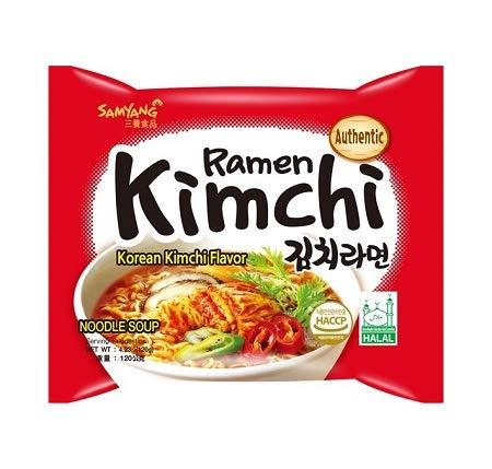 Sam Yang Samyang Korean Ramen Buldak Jijang Flavour Spicy Noodles PacK2 & Buldak Hot Chicken Ramen Kimchi Noodles PacK1(Pack of 3) (420gm) (Imported) Instant Noodles Non-vegetarian (3x140 g)(Combo Pack)