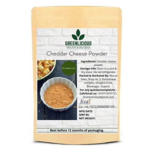GREENLICIOUS GREENLICIOUS Cheddar Cheese Powder Delicious Cheese-Flavored Seasoning for Pop-Corn, Pizza, Pasta, French Fries, Nachos (1 Kg)