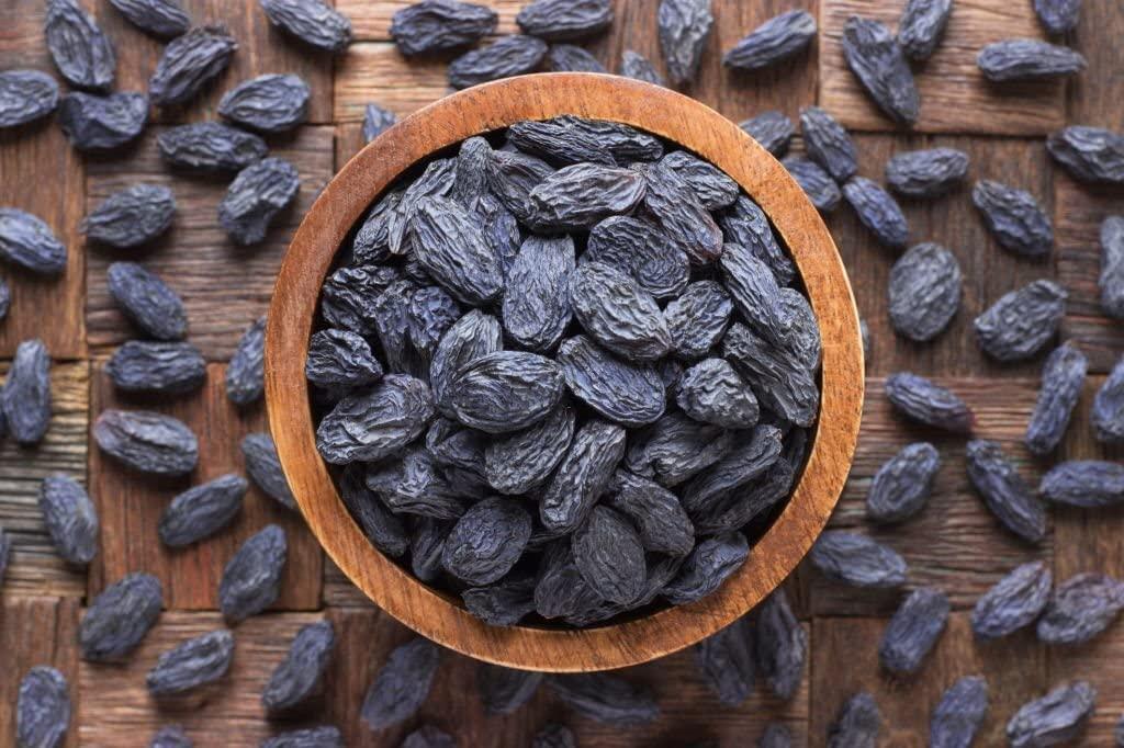 LADILA Dried Black Raisins Kishmish Dry Fruits Kali Draksh Dry Grapes (Black Kismis 250gm)