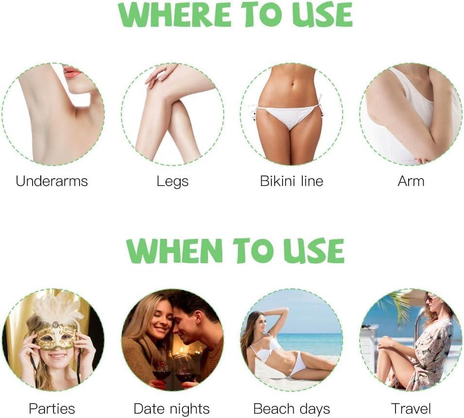 Rinpoche RINPOCHE Hair Removal Ready to Use Cold Waxing Strip Painless & Quick Eyebrows Upper Lip Chin Facial Wax Strips Kit for Gril\'s and Women\'s (Random) (Pack Of 10)