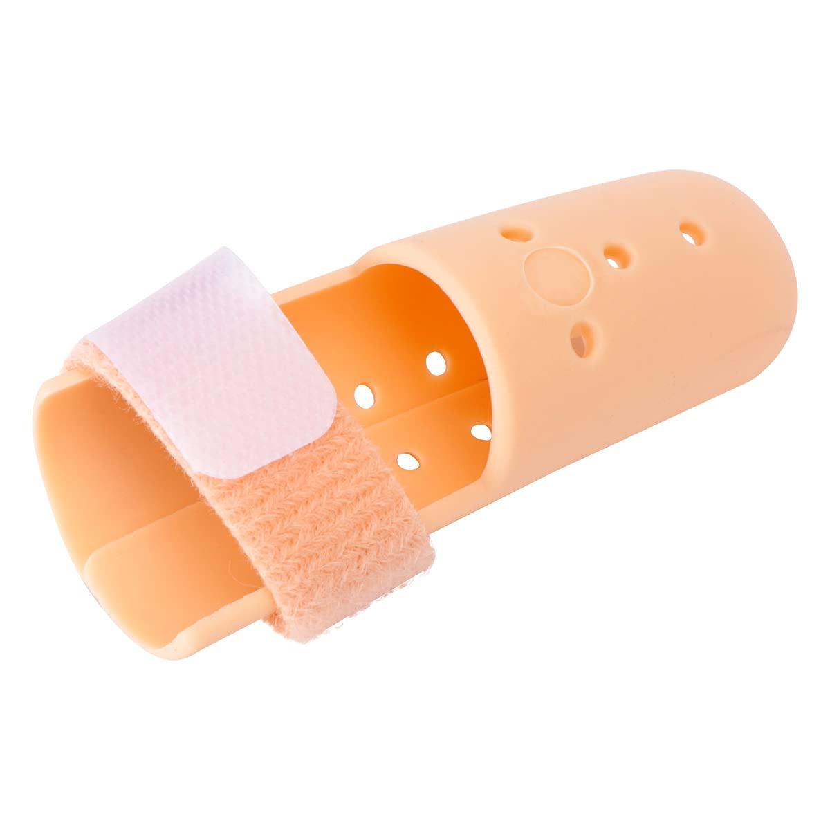 HEALLILY HEALLILY Plastic Finger Mallet Splint Finger Splint Finger Support Finger Brace Finger Straightener,Free size