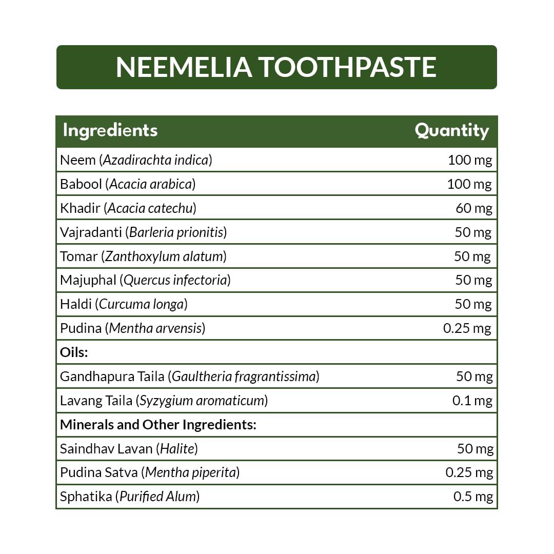 MPIL MPIL Neemelia Fresh Toothpaste | For Healthy Gums & Strong Teeth 100gm (Pack of 1)