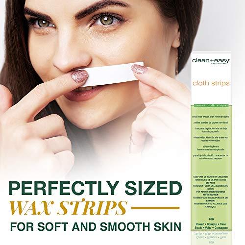 C&E C+E Cloth Waxing Strips, Small (Face) Cloth Strips