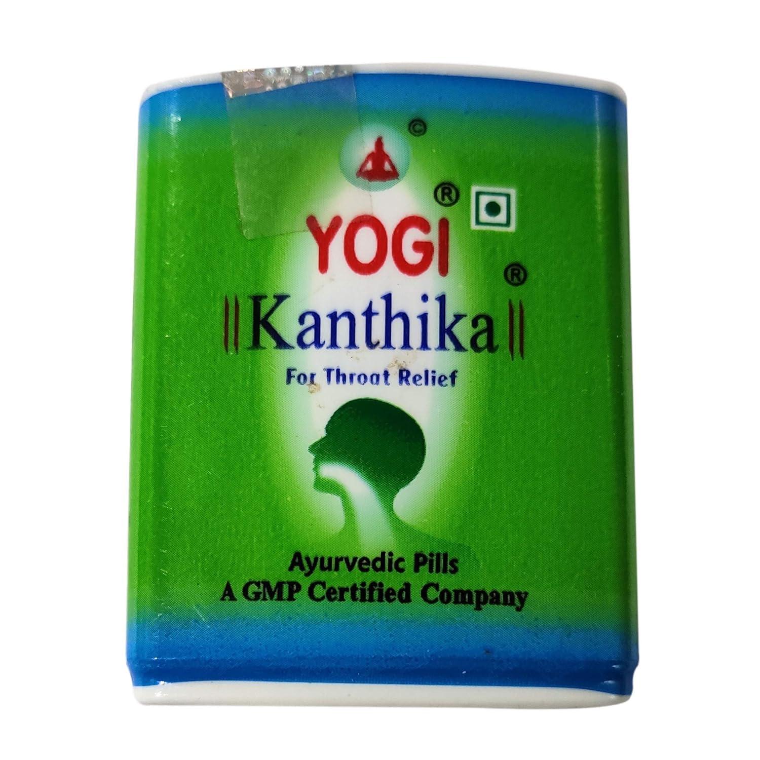 Ayush Ayush Yogi Kanthika for Throat Relief 70 pills x Pack of 4