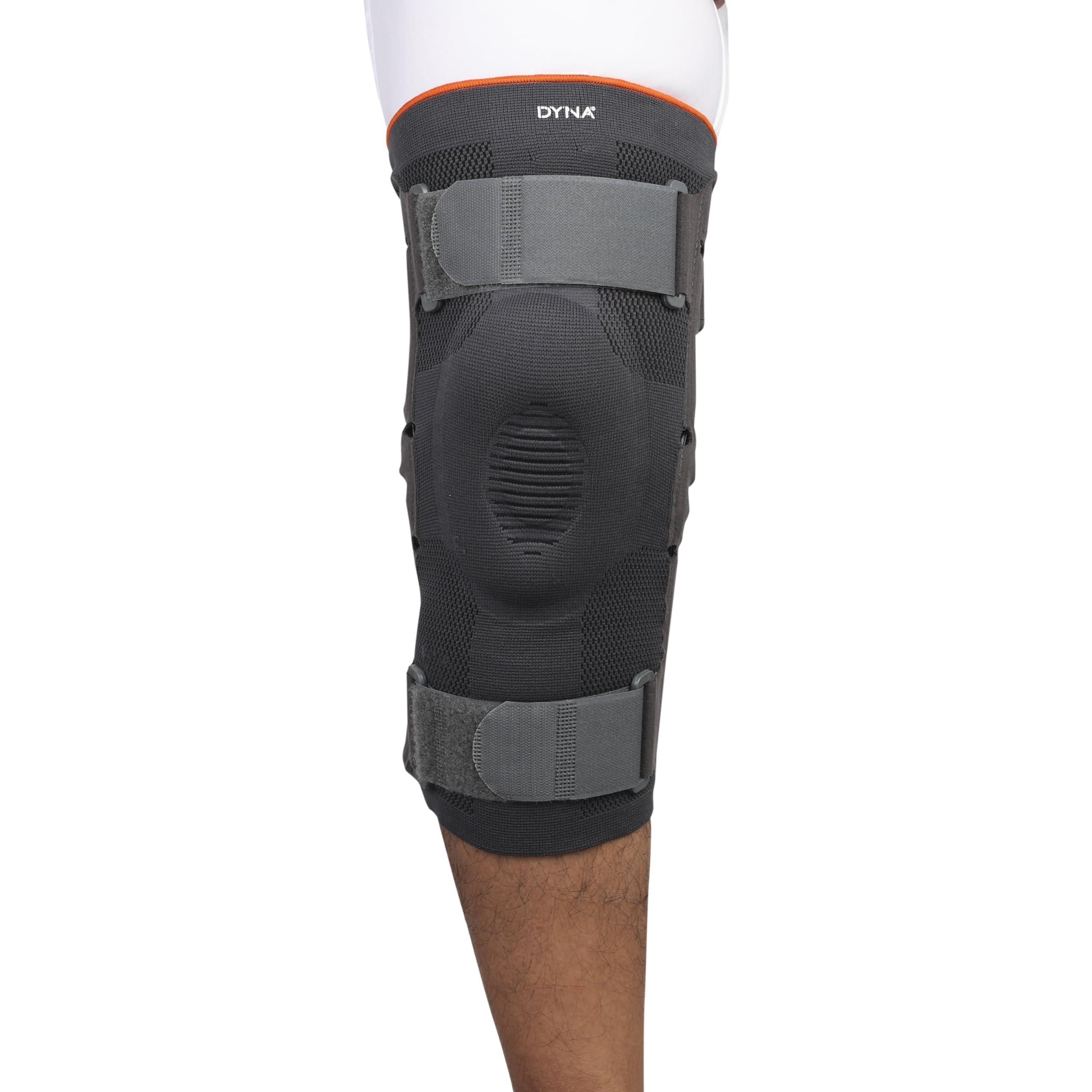 Dyna Dyna 3D Hinged Knee Brace (Large Right, Grey)
