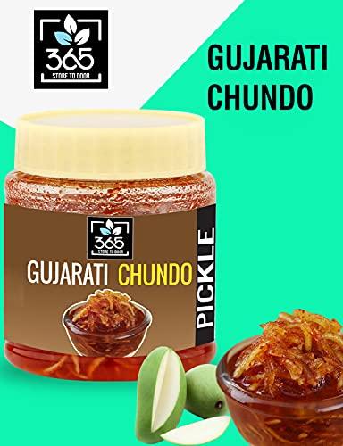 365 STORE TO DOOR 365 STORE TO DOOR Gujarati Chundo, 500g | Aam Chunda | Keri Ki Chutney | Indian jam | Mango Chhundo Pickle | Homemade, Low Sugar, No Preservatives, No Oil | 100% Pure & Hygiene | Ready to Eat
