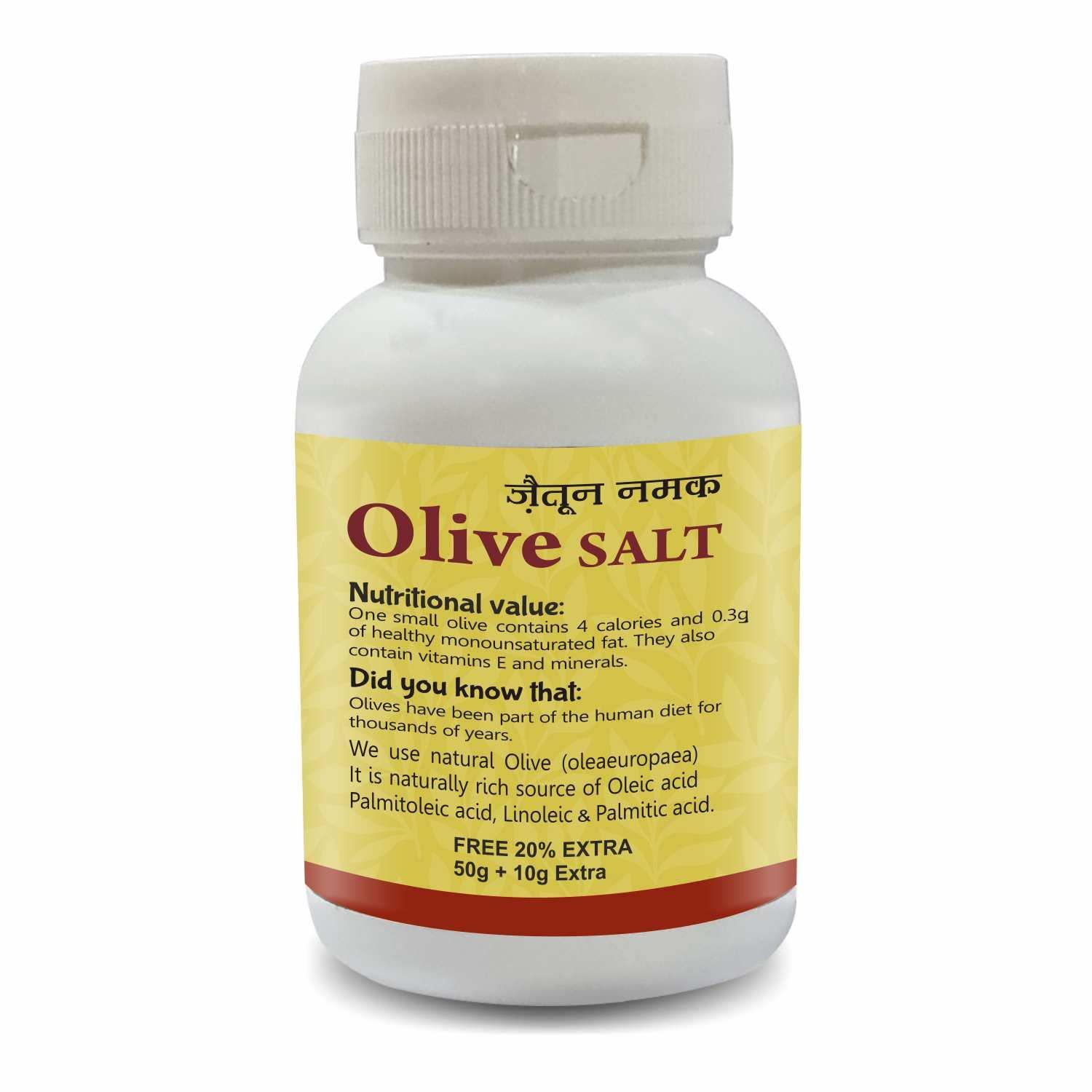 Harc Herbal Canada Harc Herbal Canada Premium Pure Jaitoon Namak | Olive Salt for Immunity Booster | 60g - Pack of 1