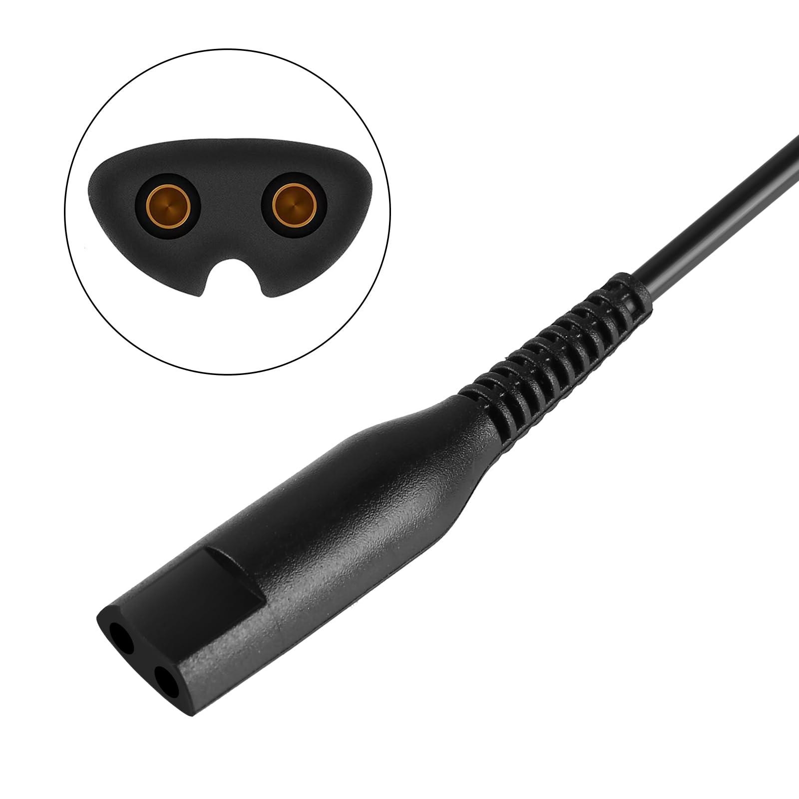 RoyDSMumey Braun Shaver Charger, 12V 400mA Wall Power Adapter for Braun Shaver Series 1 3 5 7 9 + Razor Cleaning Brush