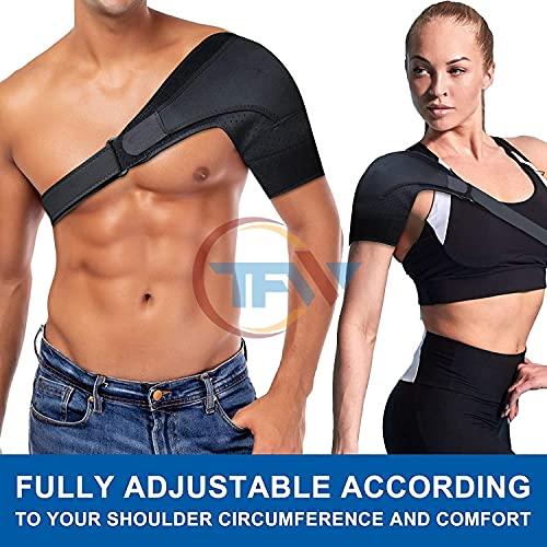 Swada Kitch Swada Kitch Shoulder Brace & Rotator Cuff Support Brace for Men & Women , Shoulder Compression Sleeve with Pressure Pad is Ideal for Dislocated AC Joint, Labrum Tear & Frozen Shoulder Pain Relief