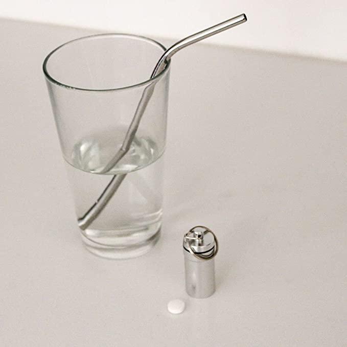 EZY DOSE Rite Aid Pill Container, Keychain Fob 1 container