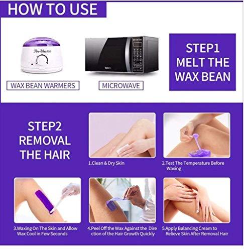 EQUVIA EQUVIA Wax Beans Hard Beans Stripless Wax Hard Wax Beans for Painless Hair Removal, Brazilian Waxing for Face, Eyebrow, Back, Chest, Bikini Areas, Legs At Home | Used Full Body | (1 kg)