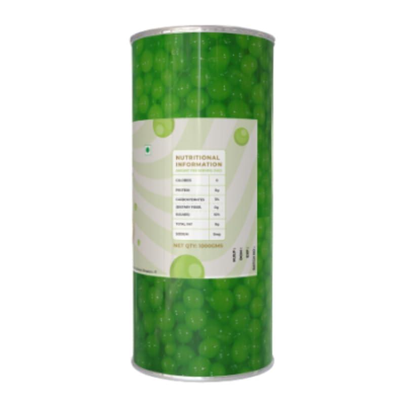 ZAWAA ZAWAA Kiwi Fruit Flavor Popping Boba of 1 kg With 1 Paper Straw of 11mm