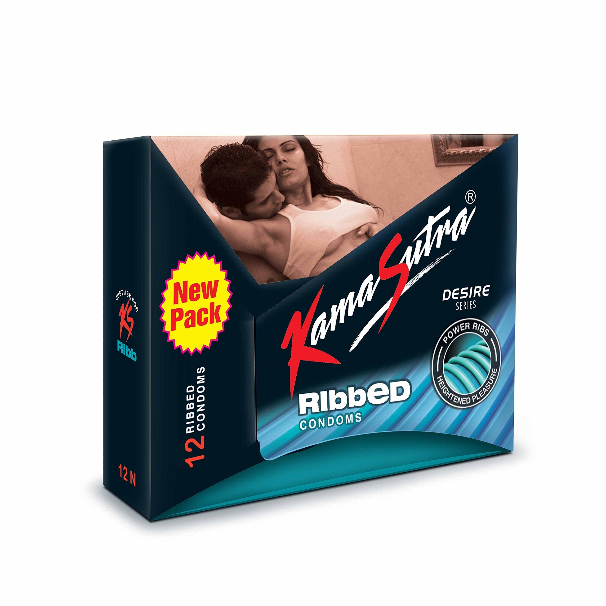 KamaSutra Kamasutra Longlast (3PC), Ribbed (6PC) - UPFK200275 Condom (Set of 9, 12 each, 108 Sheets)