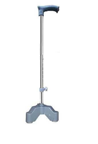 MUBBA MUBBA 3 Leg Walking Sticks Chrome Tripod Cane Three Leg Crutches Grey