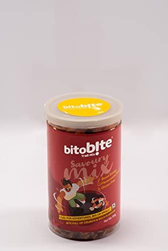 BitoBite BitoBite Trail Mix - Savoury Mix | Assorted Mix Dry Fruit Cubes and Spices | Snack Pack - 150g