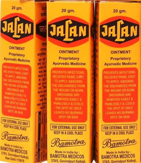 Generic Bamotra Medicos Jalan Jar Ointment Pack of 3 - Leaves No Marks