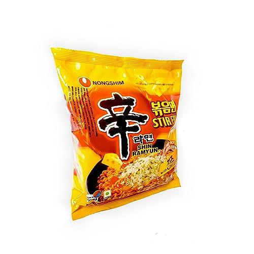 Nongshim Nongshim Shin Ramyun Stir Fry Gourmet Spicy Noodles with Cheese, 4.8 oz 136 g