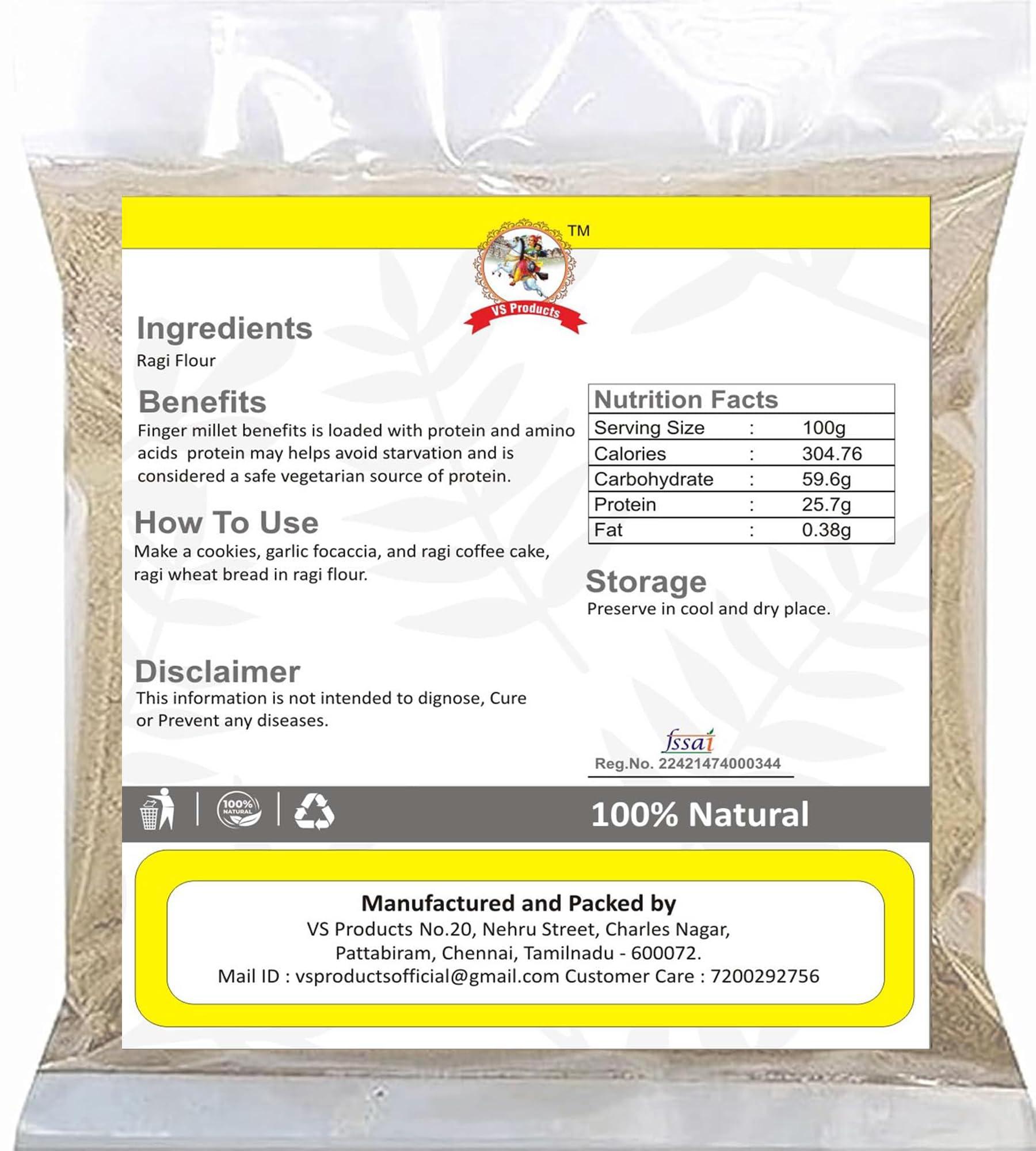 VS Products VS Products Ragi Flour Finger Millet Flour, 14Kg