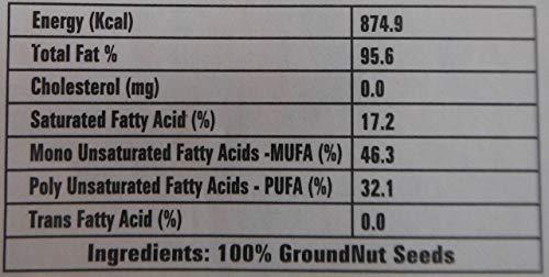 AMRITTULYA ORGANIC SCIENCE Extra Virgin Cold Pressed Premium Ground nut / penut Oil