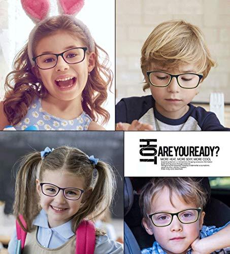 ALWAYSUV ALWAYSUV Computer Glasses Blue Light Blocking for Kids Boys Girls Teens Children Gaming Eyewear Reduce Eyestrain Glasses Purple