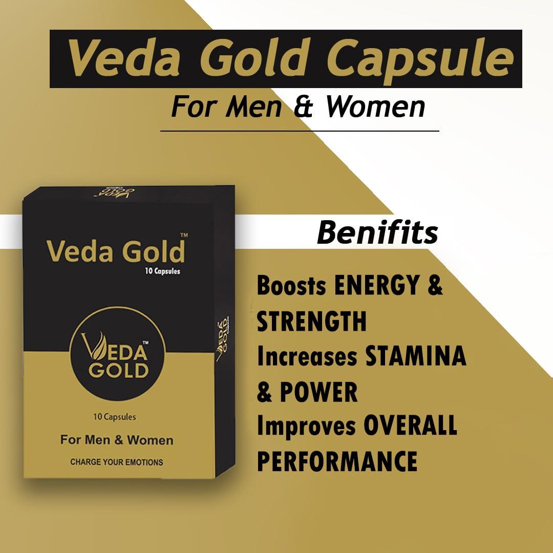 VEDA GOLD VEDA GOLD Ayurvedic Capsules For Men&Women/Gold Herbal Capsule