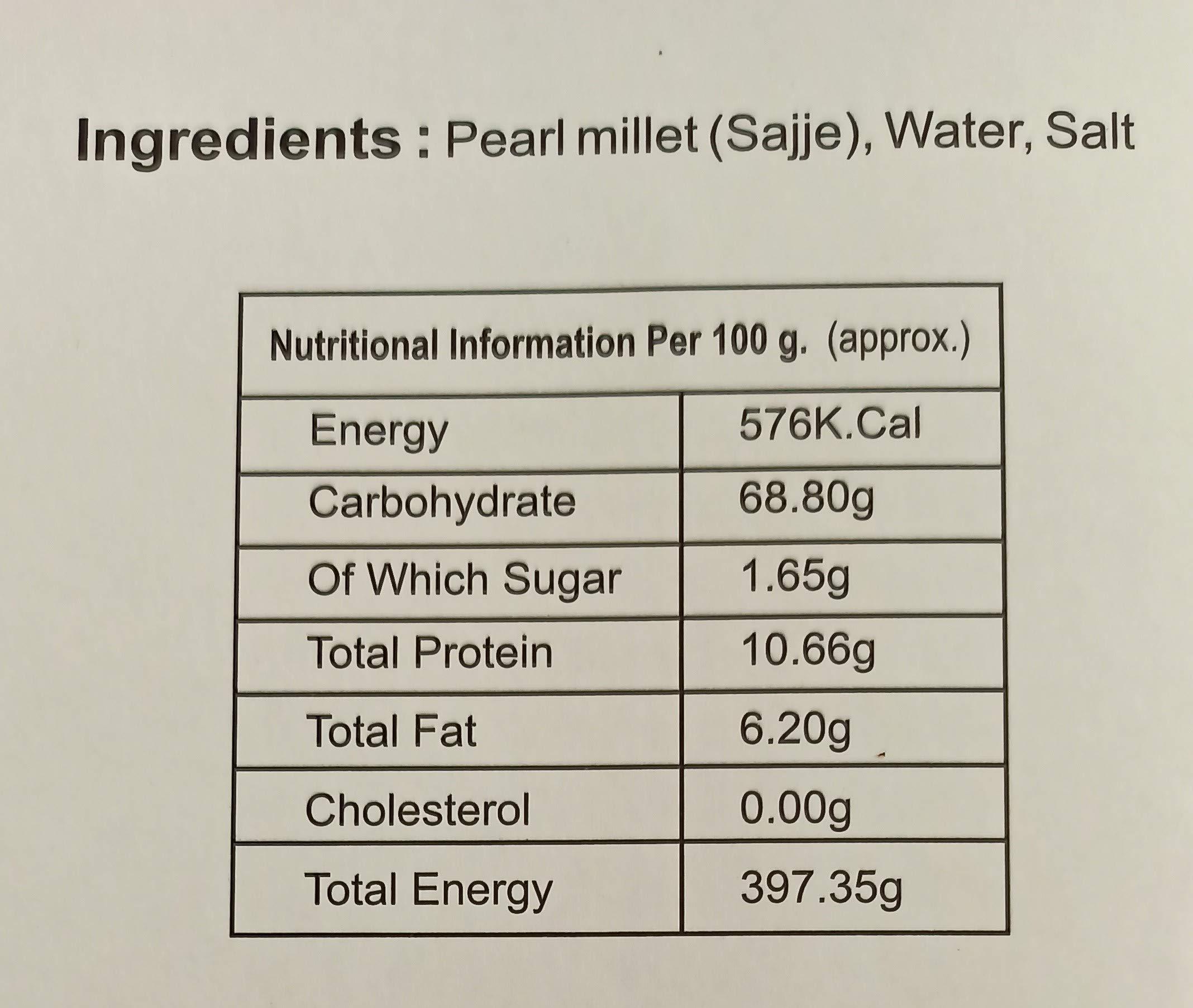 gfi JAWARI gfi JAWARI BAJRA ROTTI Soft Fluffy Rotis | Chakki Ground Pearl Millet Flour | Naturally Gluten Free