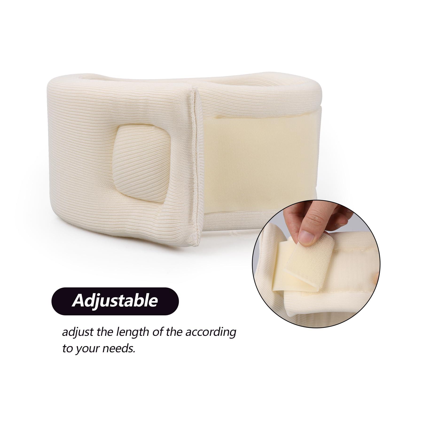 Cozyhealth Soft Foam Neck Brace Universal Cervical Collar, Adjustable Neck Support Brace for Sleeping - Relieves Neck Pain and Spine Pressure, Neck Collar After Whiplash or Injury (2.5\" Depth Collar, L)