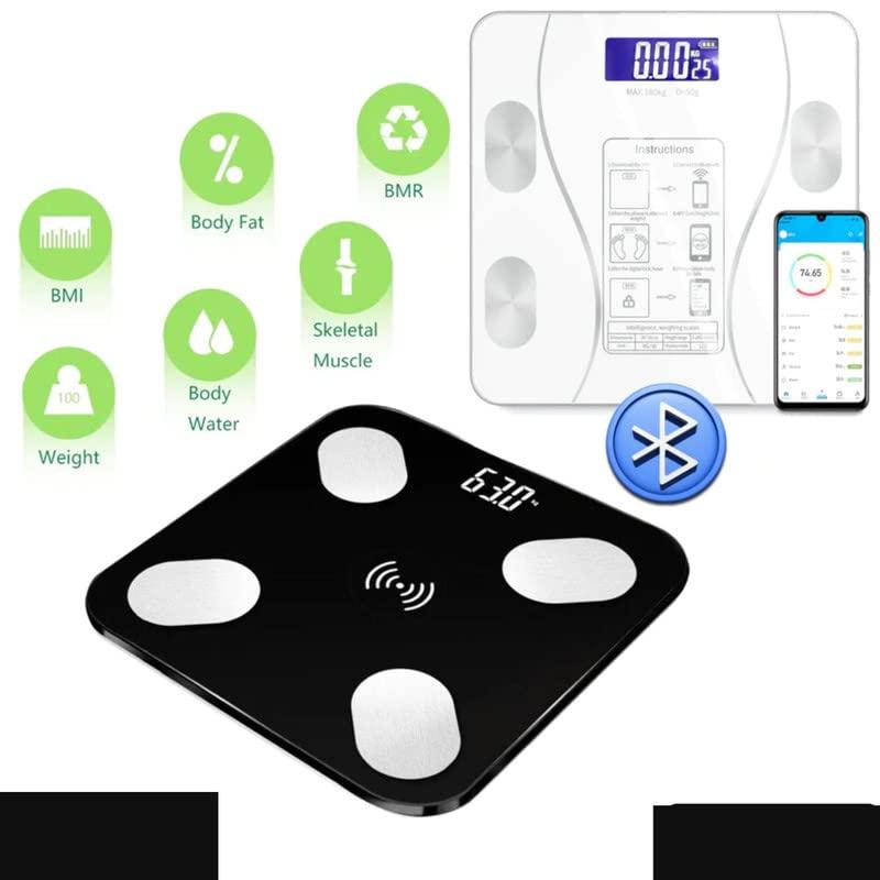 Elevea Elevea Body Fat Scale, Digital Bathroom Scale Body Composition Analyzer with Backlit LCD for Body Weight, Fat, Water, Muscle, BMI, Bone Mass and Calorie, 10 Users, 400 lbs with 1 Year Warranty