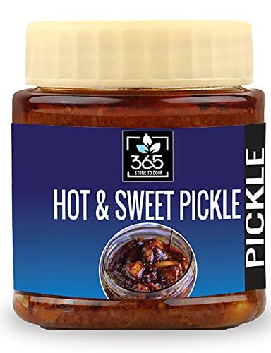 365 STORE TO DOOR 365 STORE TO DOOR Hot & Sweet Lime Pickle, 500 g | Meetha aur Tikha Nimbu Ka Achar | Homemade, No Preservatives, No Oil | 100% Pure & Hygiene | Ready to Eat