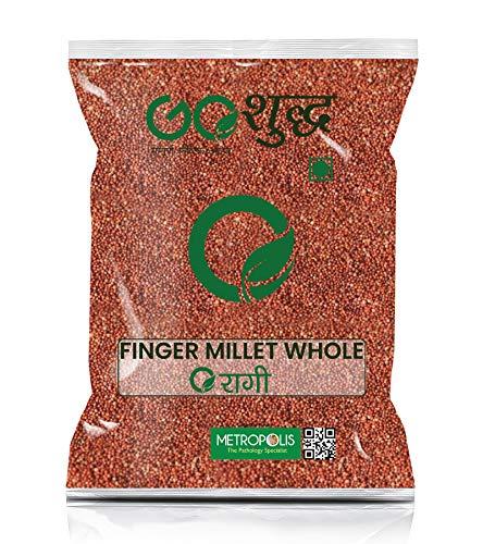 Goshudh-FREEDOM FROM ADULTERATION Goshudh Finger Millet/Ragi Whole 500 gm Packing