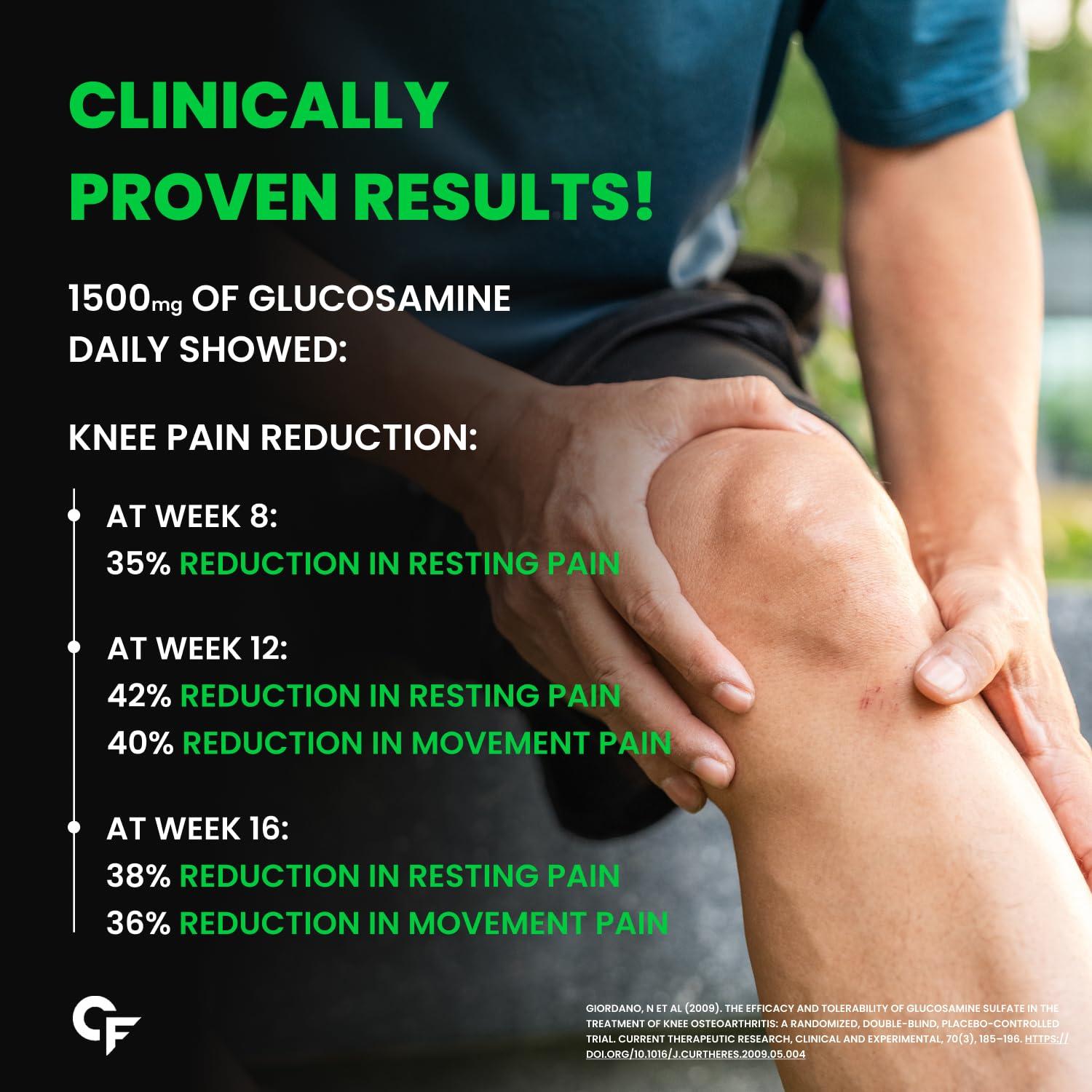 Carbamide Forte Carbamide Forte Glucosamine Tablets - Joint Support Supplement with Collagen & Glucosamine Chondroitin MSM | Joint Cartilage Support & Muscle Health | Joint Pain Tablets - 90 Tablets