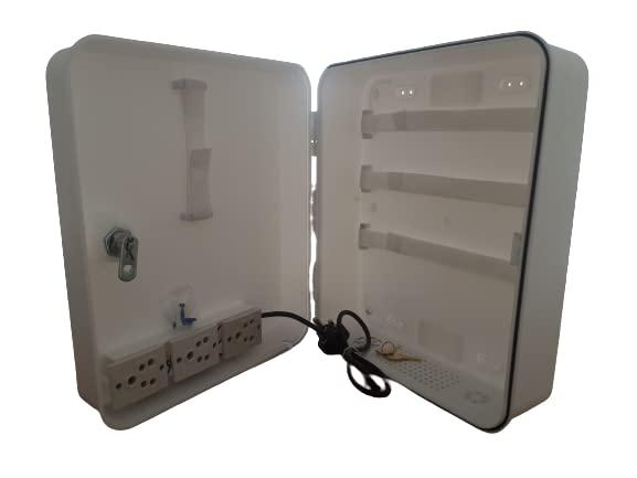 Generic Pinnacle Tech Rack Box Junction Box CCTV Rack for DVR ABS Fibre Plastic PVC Box 330x280x115 mm for Small DVR,