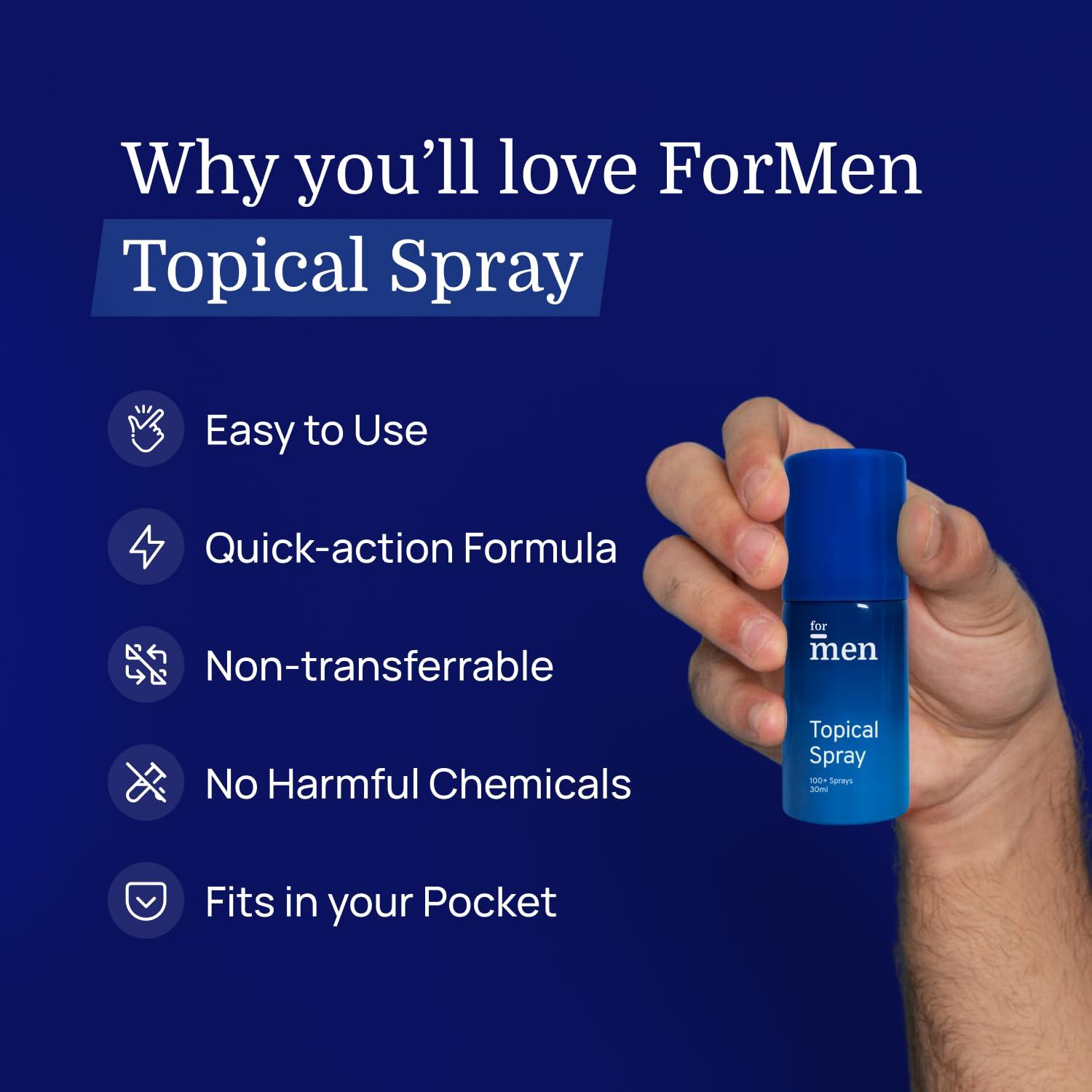 ForMen ForMen Topical Non-Transferable Spray for Men (Pack of 1)