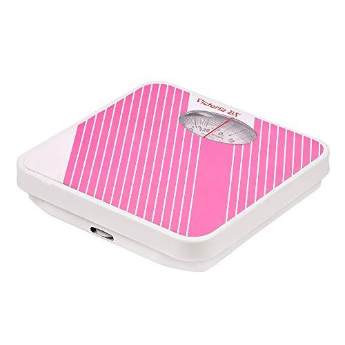 CROWN CROWN Victoria Deluxe Personal Weighing Scale For Human Body, Manual Analog Weighing Scale upto 130 kgs capacity (Pink) - Pack of 2